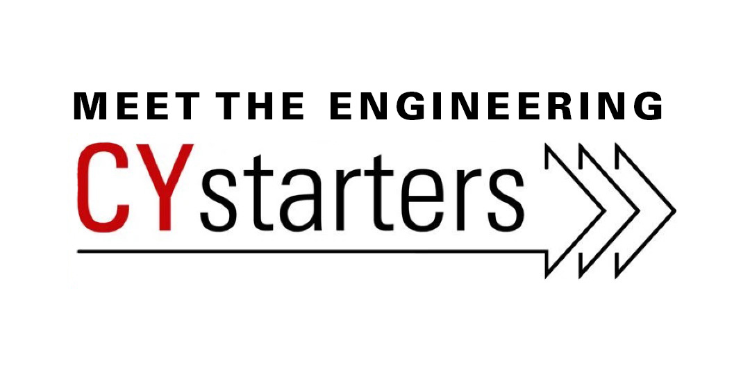 A graphic with the follow text: Meet the Engineering CyStarters